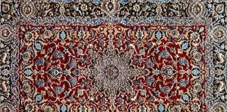 جذاب ترین فرش گل برجسته ایرانی استاد خدادادی