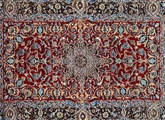 جذاب ترین فرش گل برجسته ایرانی استاد خدادادی