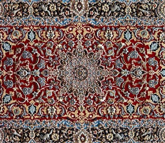 جذاب ترین فرش گل برجسته ایرانی استاد خدادادی